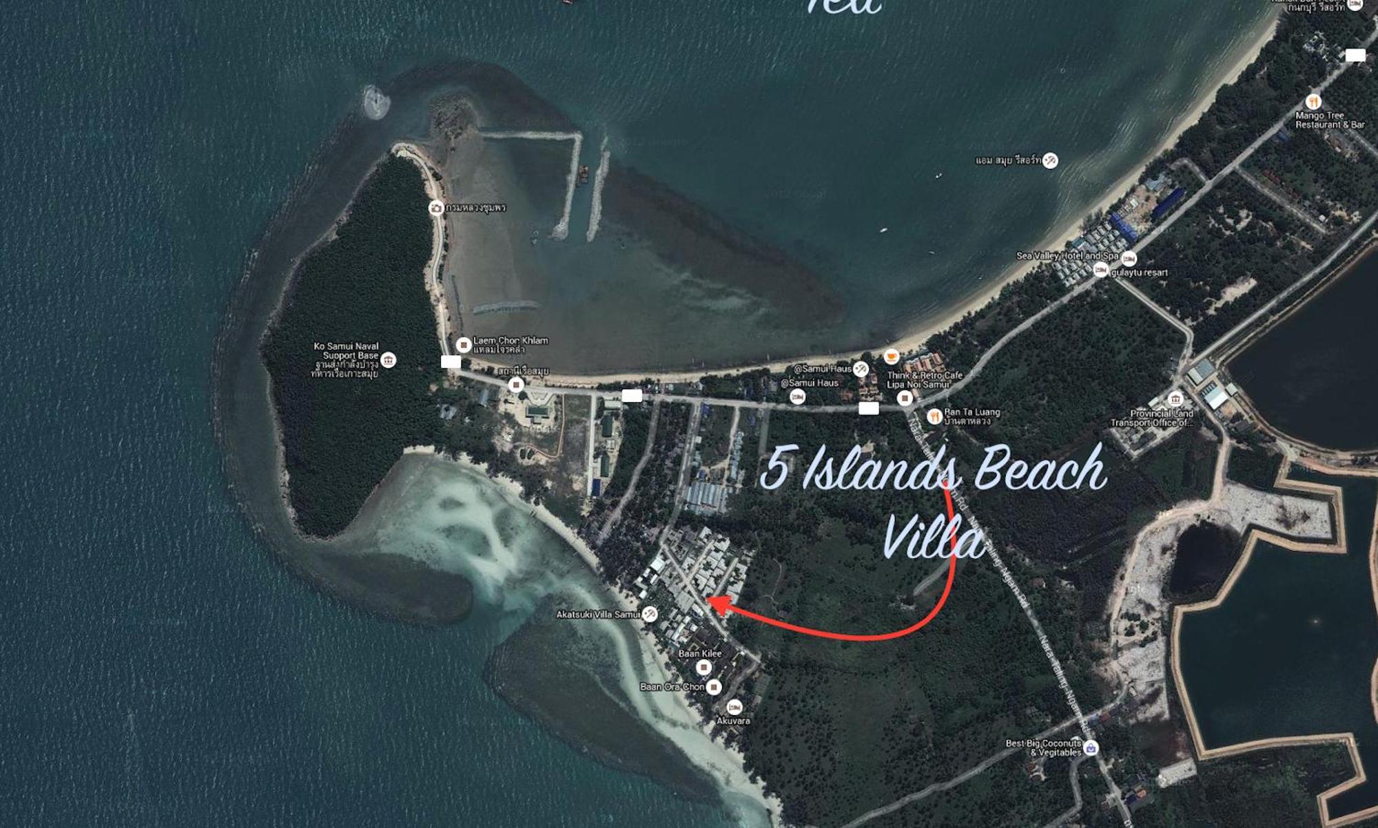 5 Islands Beach Villa @ Lipa Noi Exteriör bild